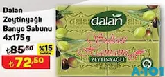 DALAN ZEYTİNYAĞLI BANYO SABUNU 4X175 G